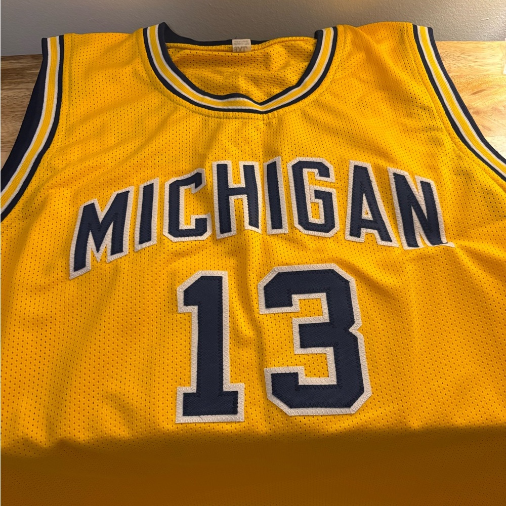 Autographed Moritz Wagner Michigan Wolverines Jersey